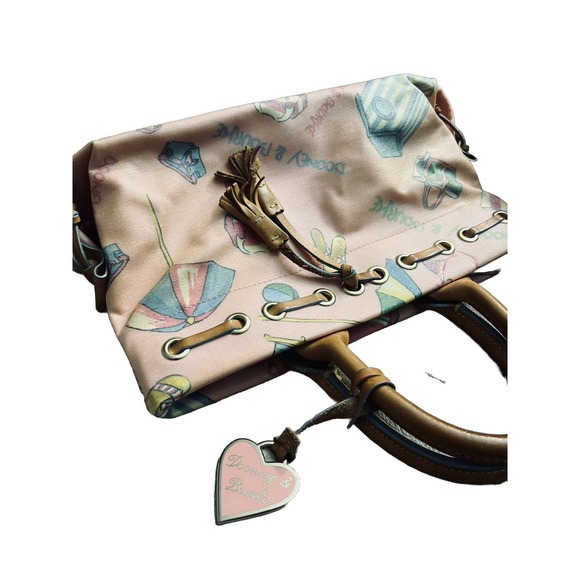 Dooney and Bourke MIAMI Beach Design Coated Canvas Handbag RETIRED - Picture 5 of 11